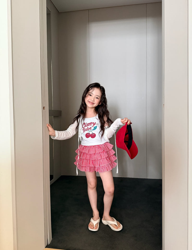 Comma - Korean Children Fashion - #Kfashion4kids - Cherry Sleeveless