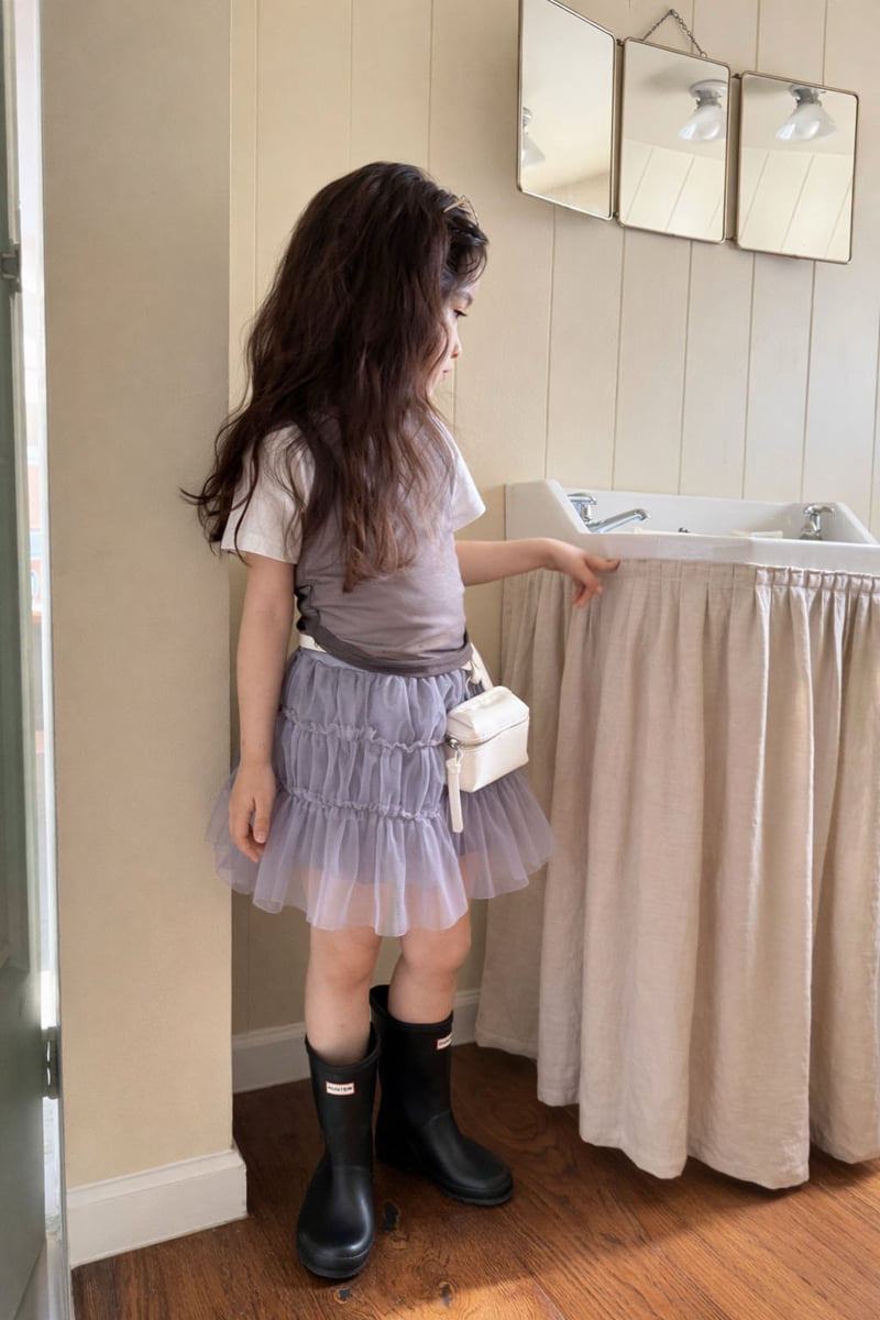 Comma - Korean Children Fashion - #Kfashion4kids - Tulle Tiered Skirt - 9