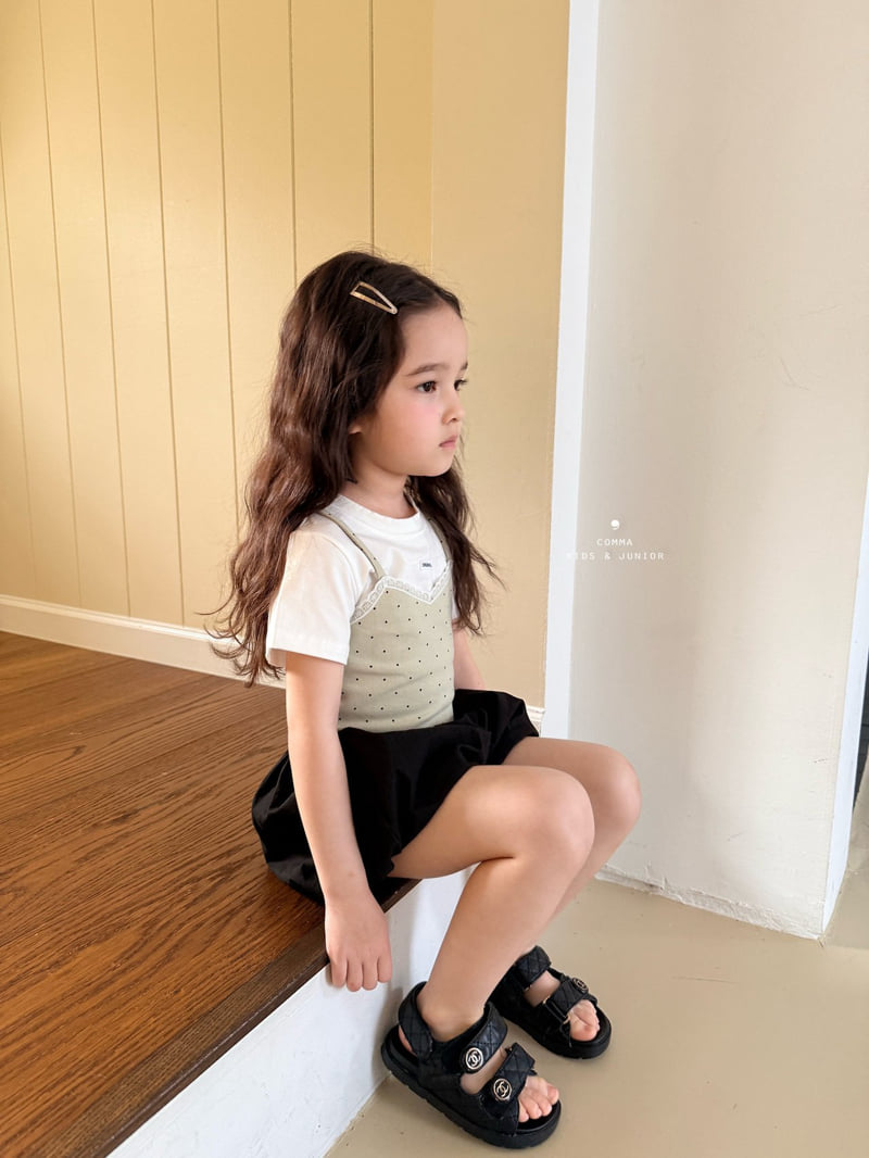 Comma - Korean Children Fashion - #Kfashion4kids - Layered Dot Tee