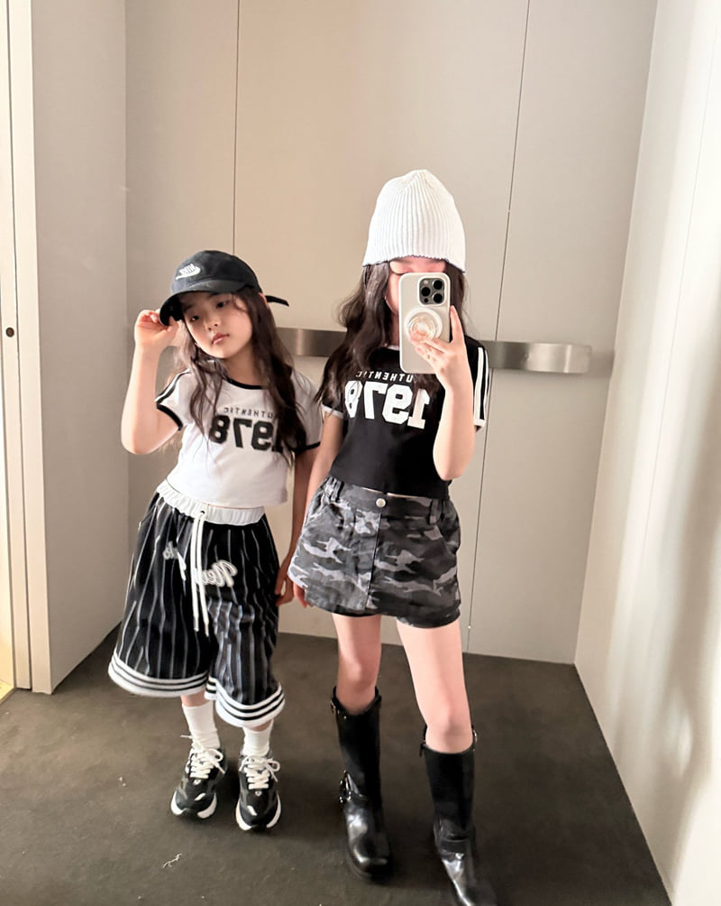 Comma - Korean Children Fashion - #Kfashion4kids - Mesh Bermuda Pants - 9
