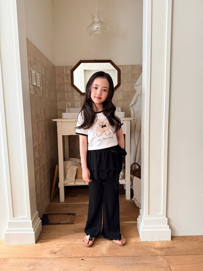 Comma - Korean Children Fashion - #childofig - Teddy Tee - 4