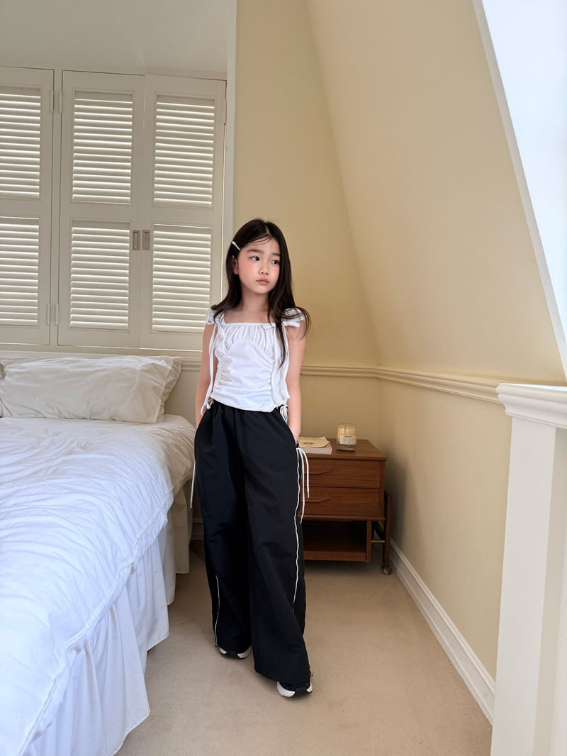 Comma - Korean Children Fashion - #childofig - Double Line Nylon Pants - 5
