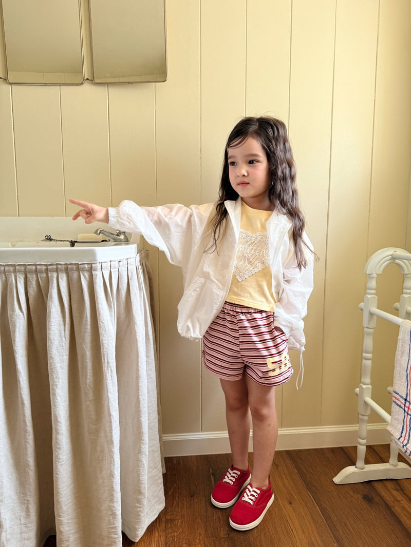 Comma - Korean Children Fashion - #childofig - Heart Lace Tee - 10