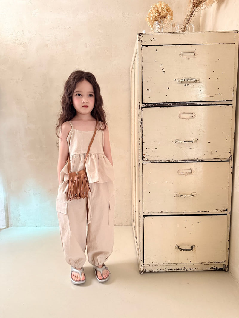 Comma - Korean Children Fashion - #childofig - Linen Frill Sleeveless - 6