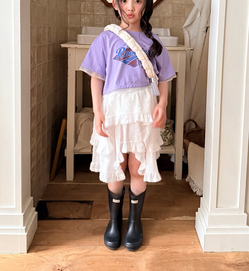Comma - Korean Children Fashion - #childofig - Asymmetrical Skirt