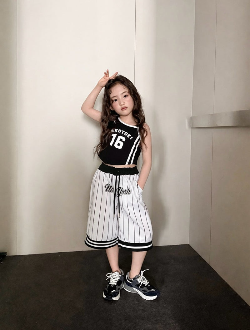 Comma - Korean Children Fashion - #childofig - Mesh Bermuda Pants