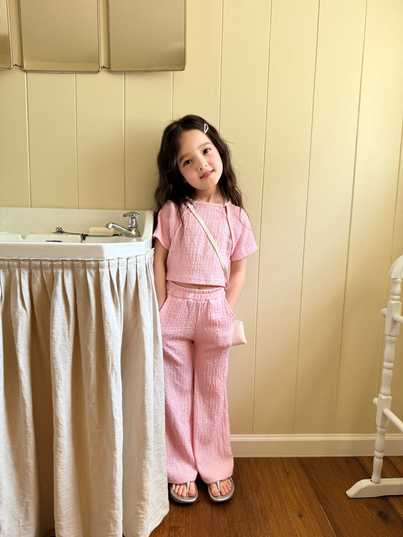 Comma - Korean Children Fashion - #childofig - Pleated Slit Tee - 11