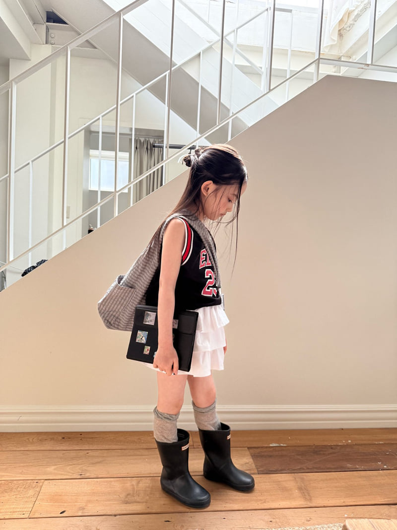 Comma - Korean Children Fashion - #childrensboutique - 23 Mesh Sleeveless - 6