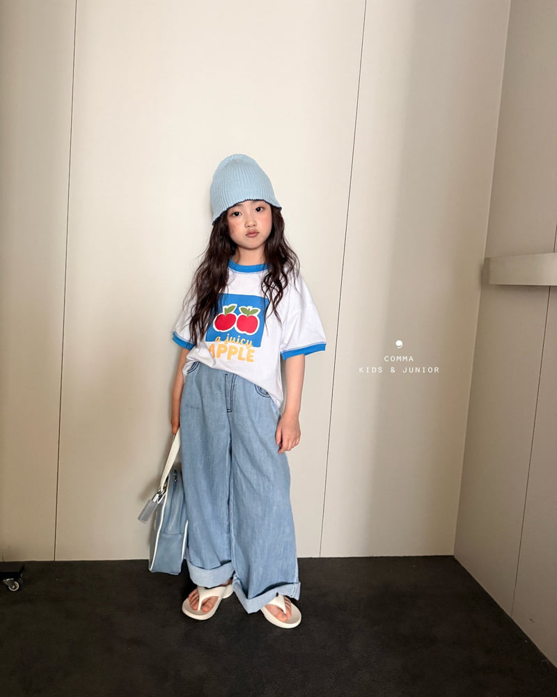 Comma - Korean Children Fashion - #childrensboutique - Apple Tee