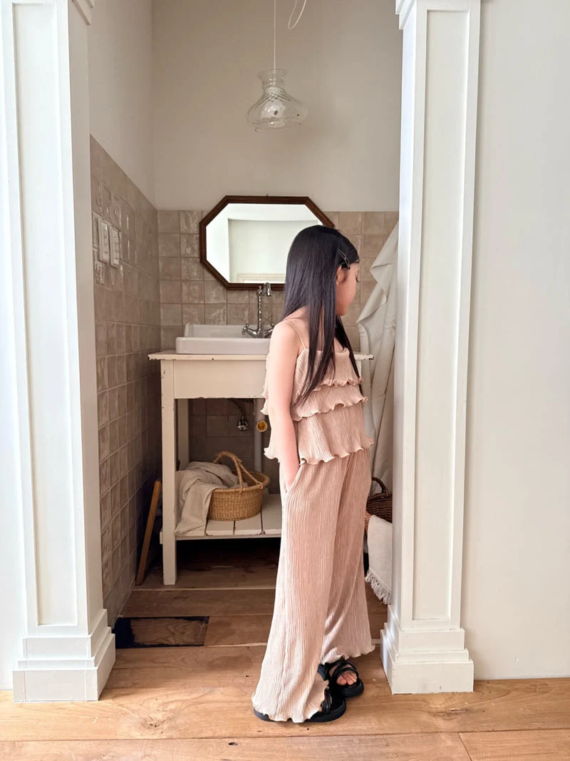 Comma - Korean Children Fashion - #childrensboutique - Tiered Pleated Set - 12