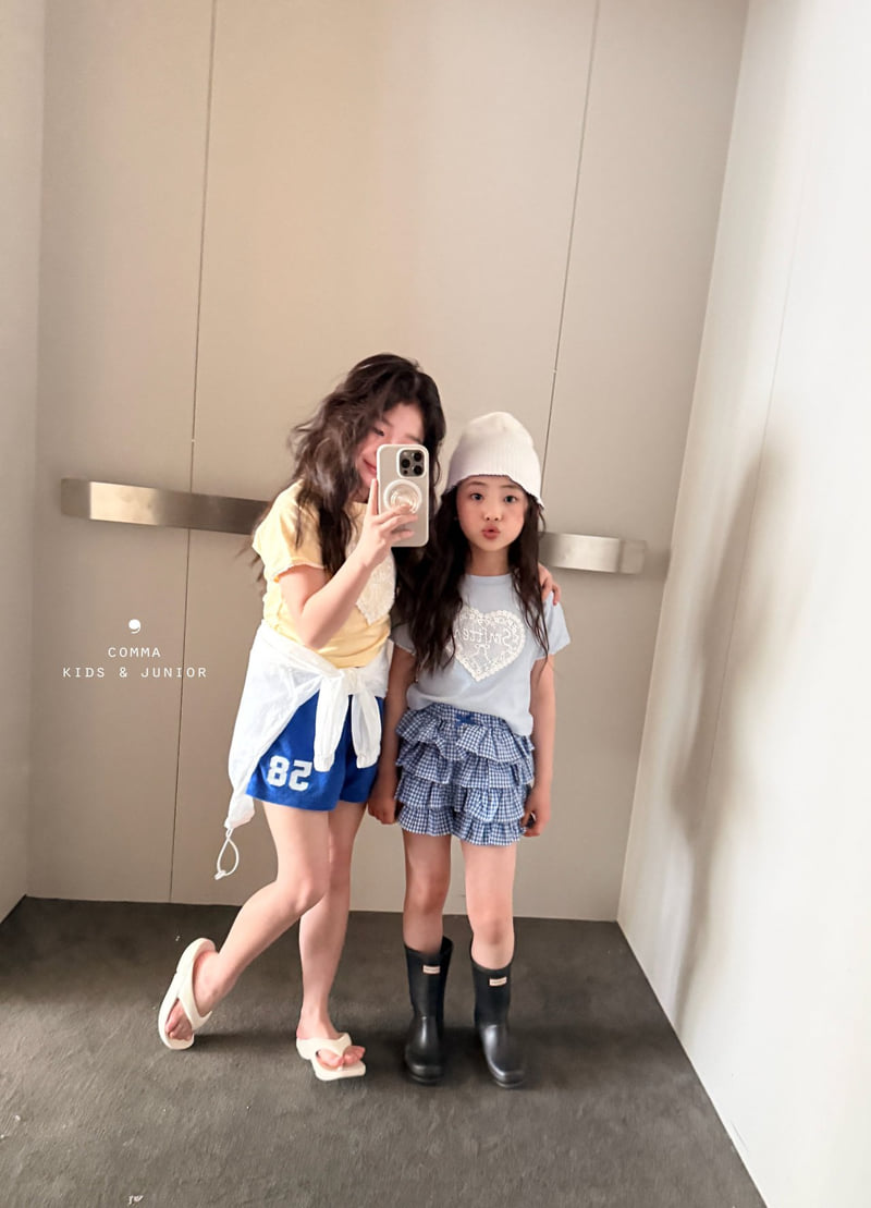 Comma - Korean Children Fashion - #childrensboutique - Heart Lace Tee - 12