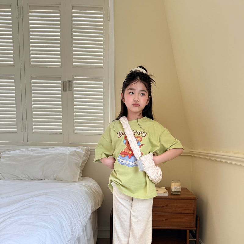 Comma - Korean Children Fashion - #childrensboutique - Berry Bear Tee - 9