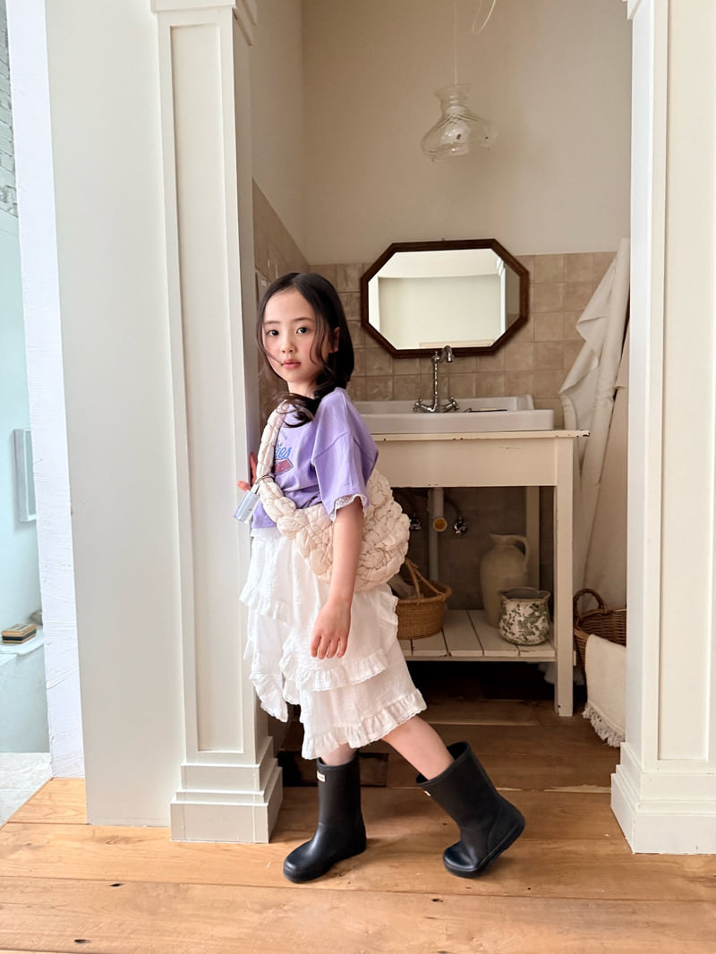 Comma - Korean Children Fashion - #childrensboutique - Asymmetrical Skirt - 3