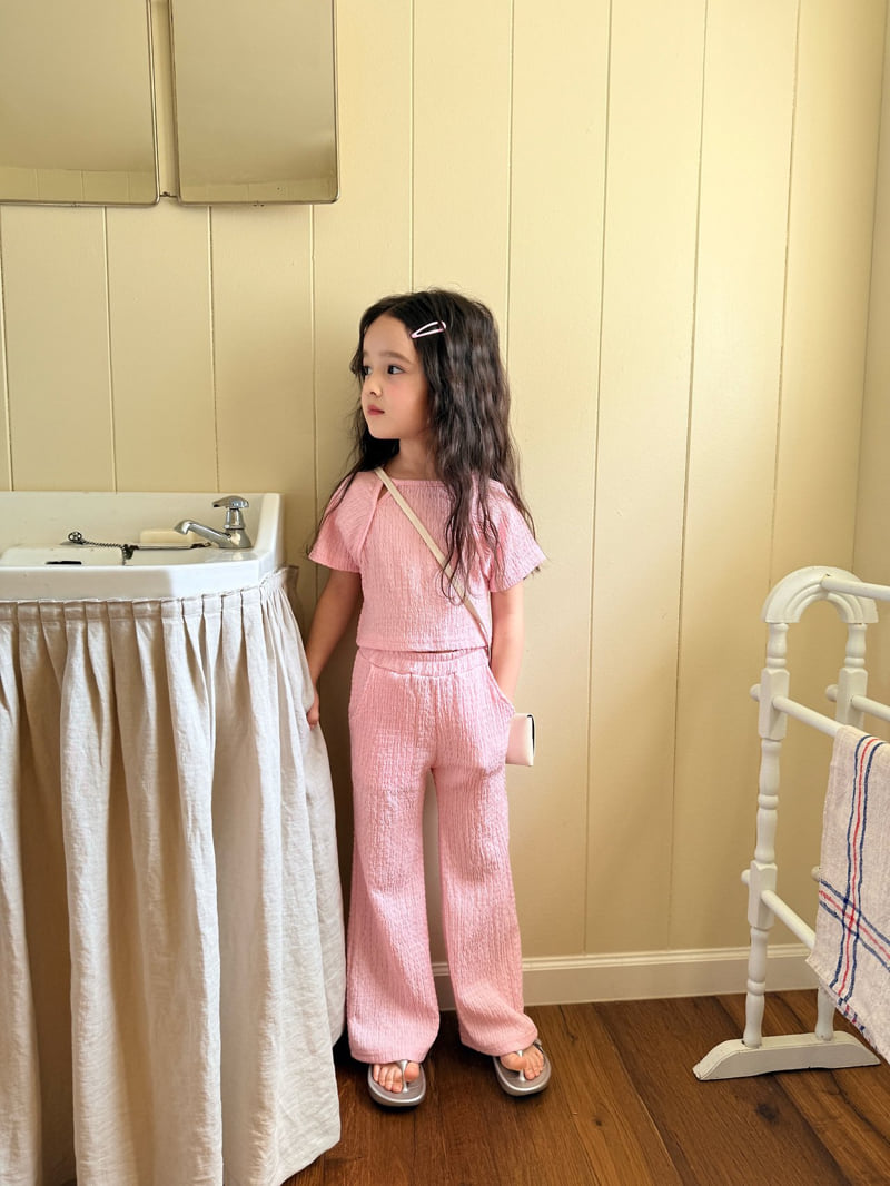 Comma - Korean Children Fashion - #childrensboutique - Pleated Slit Tee - 12