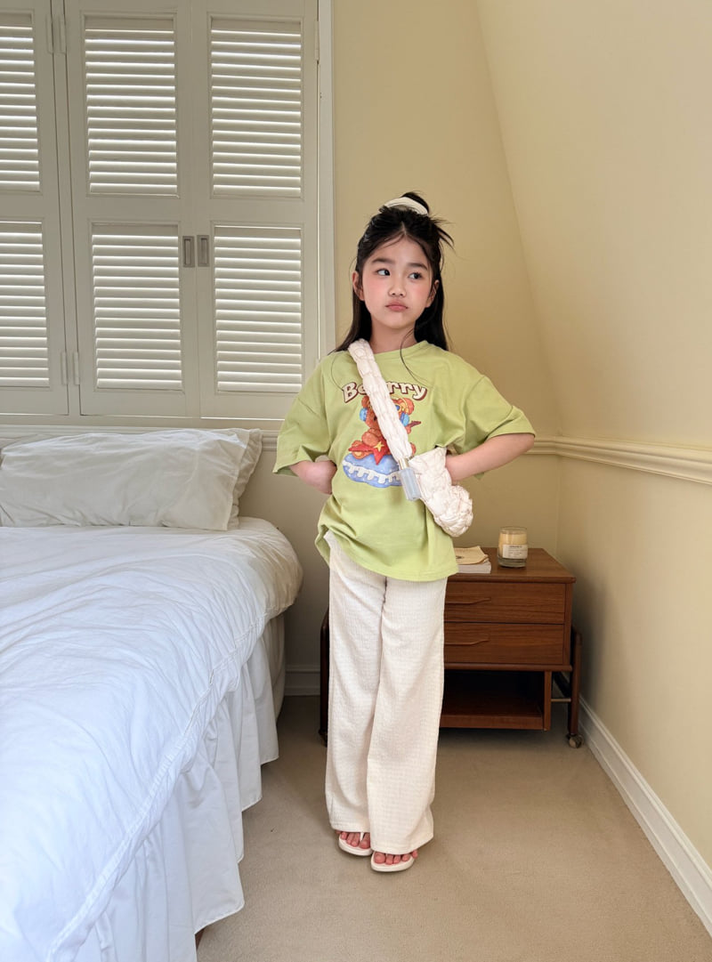 Comma - Korean Children Fashion - #childrensboutique - Pleated Wide Bootcut Pants - 4