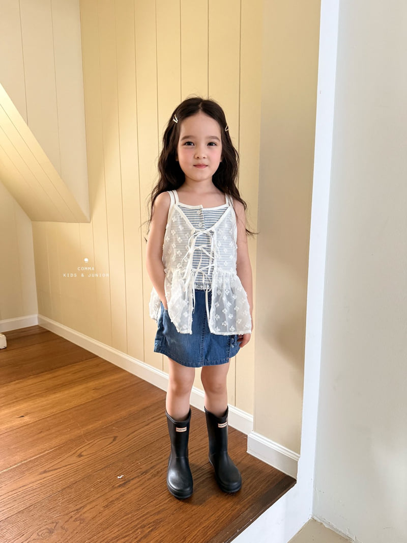 Comma - Korean Children Fashion - #designkidswear - Sheer Sleeveless - 9