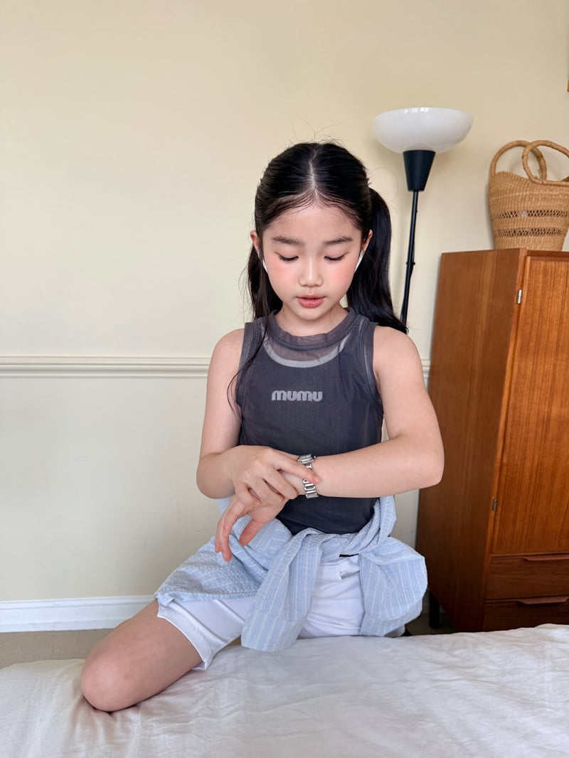 Comma - Korean Children Fashion - #designkidswear - Mesh Sleeveless - 12