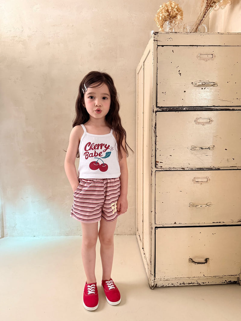 Comma - Korean Children Fashion - #designkidswear - Cherry Sleeveless - 11