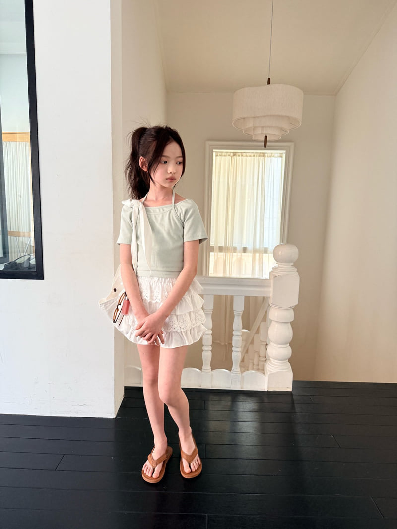 Comma - Korean Children Fashion - #designkidswear - Strap Tee - 6
