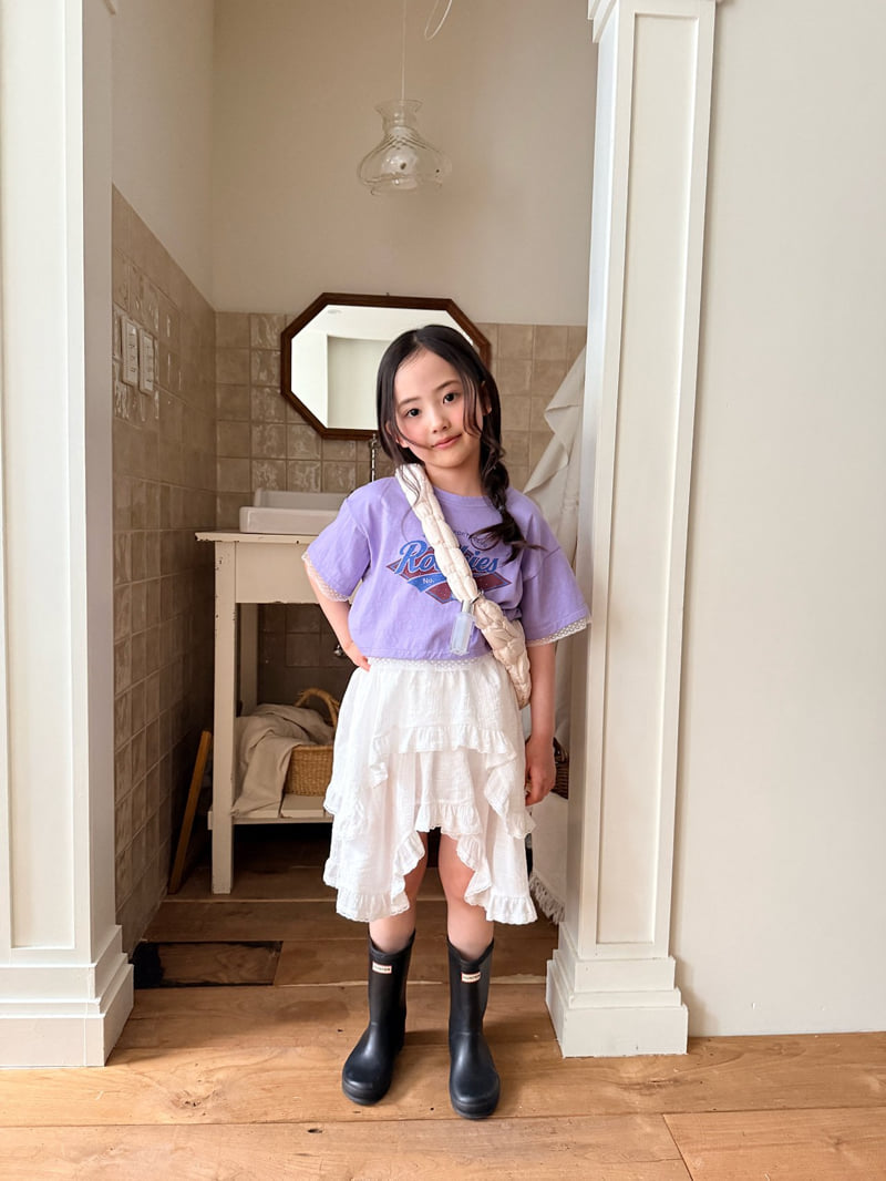 Comma - Korean Children Fashion - #childrensboutique - Asymmetrical Skirt - 4