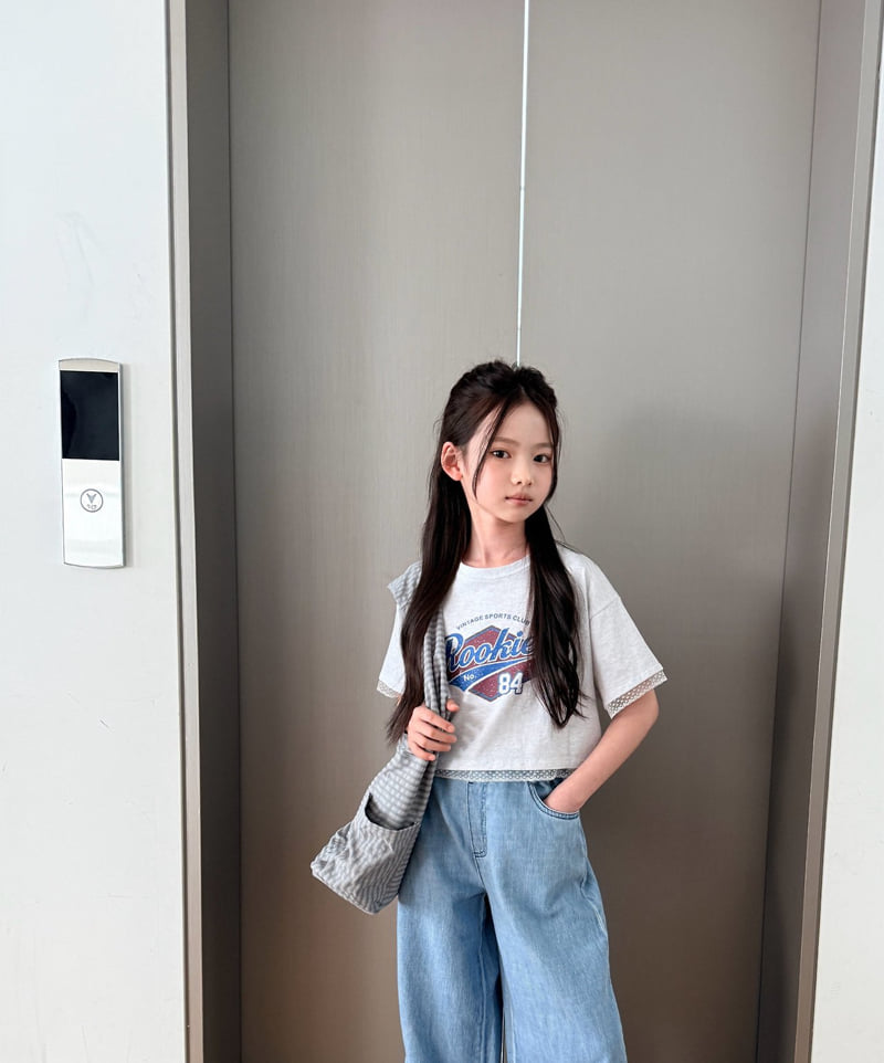 Comma - Korean Children Fashion - #designkidswear - Lace Print Tee - 4