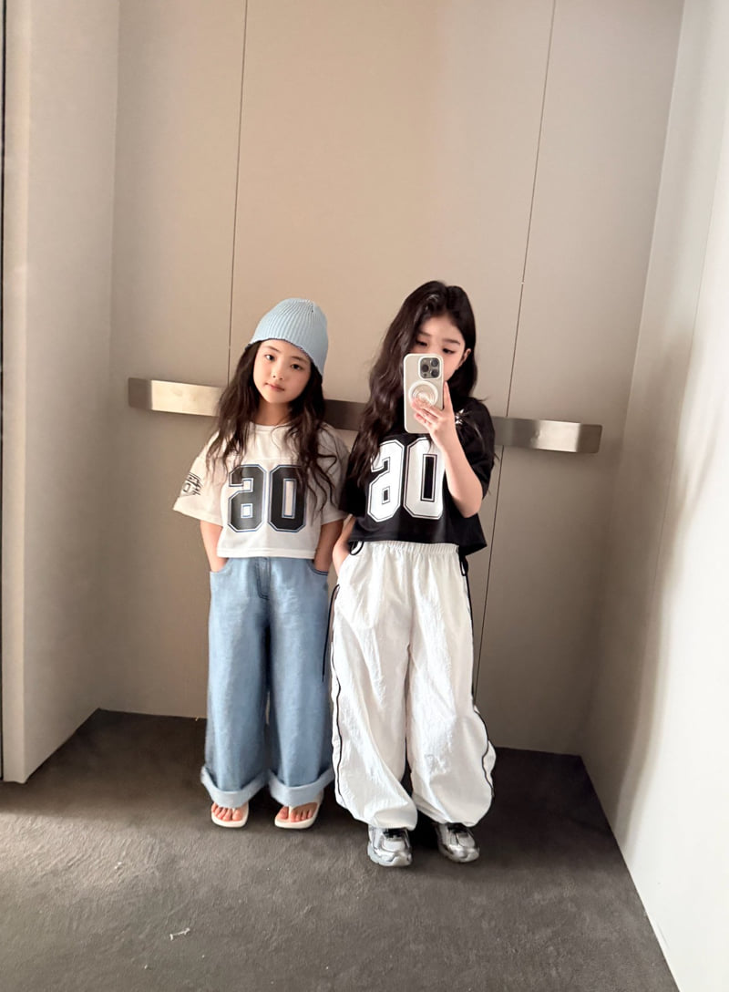 Comma - Korean Children Fashion - #discoveringself - Cut Mesh Tee - 9