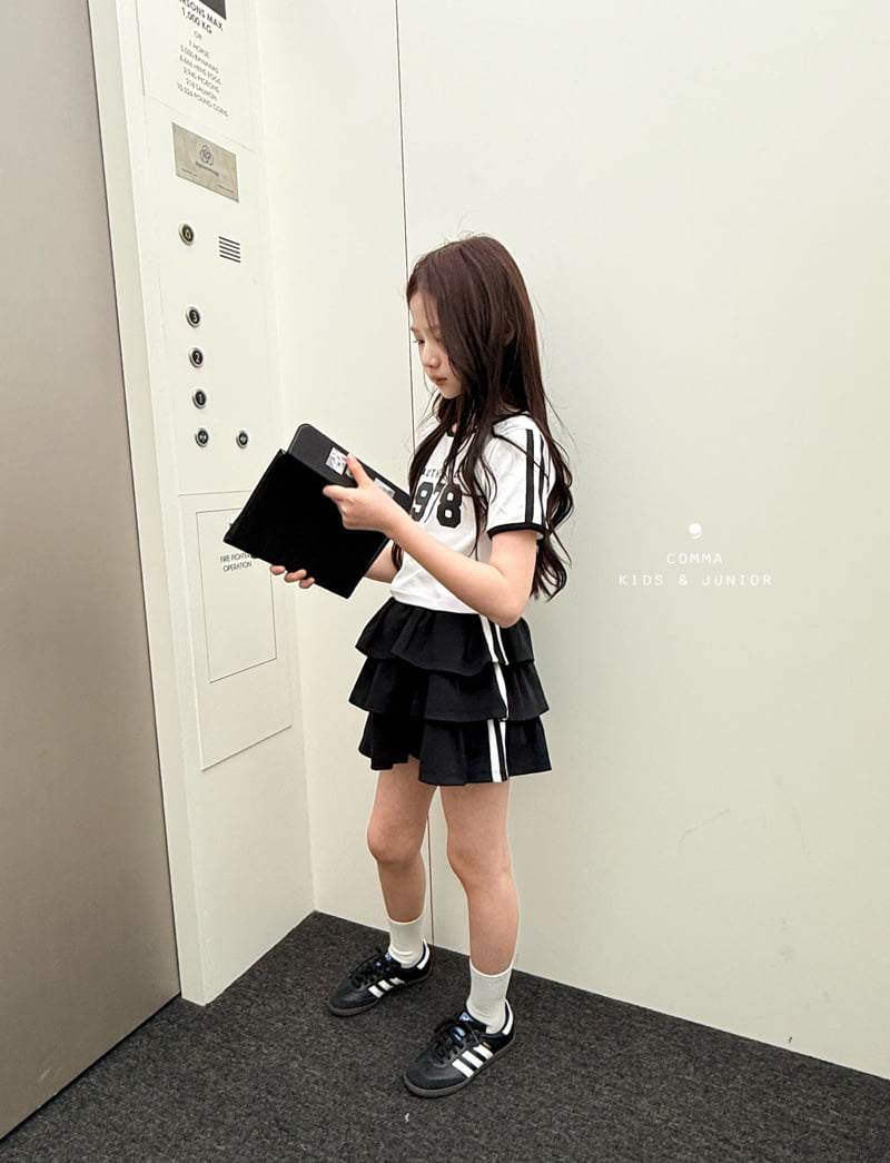 Comma - Korean Children Fashion - #discoveringself - Double Tiered Skirt - 5