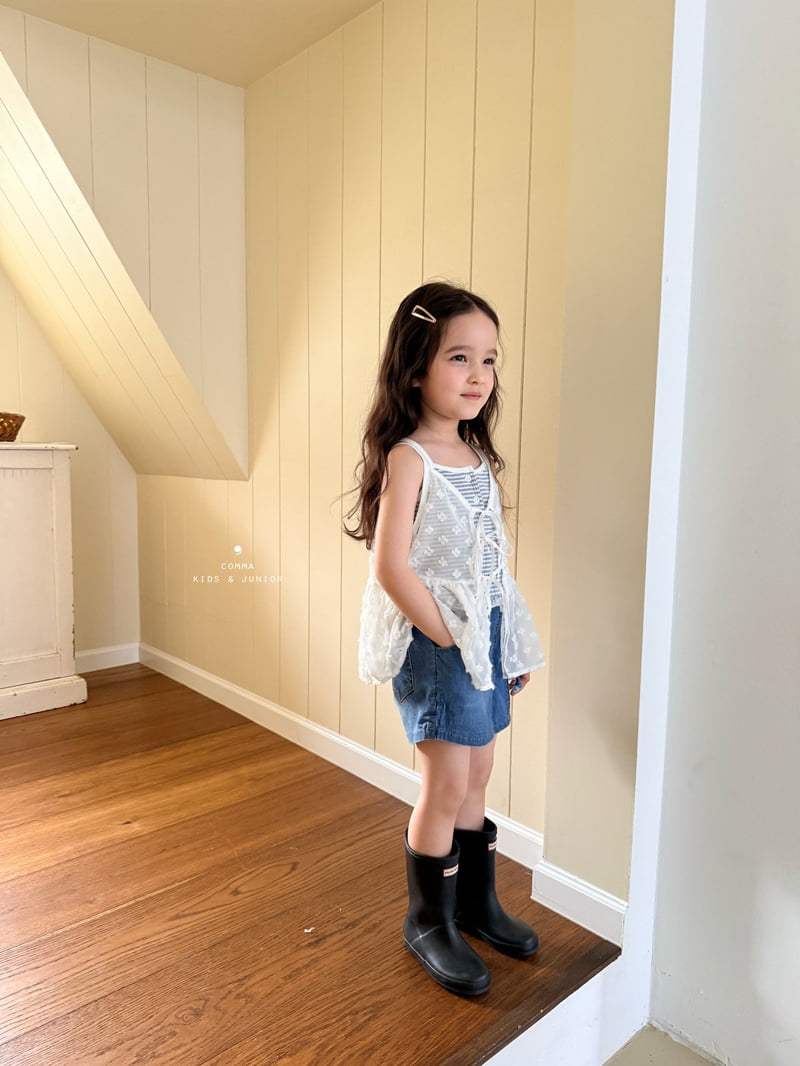 Comma - Korean Children Fashion - #discoveringself - Sheer Sleeveless - 10