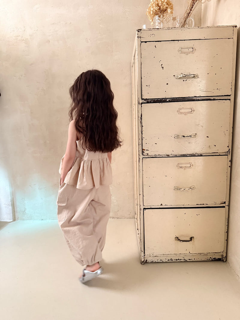 Comma - Korean Children Fashion - #discoveringself - Linen Frill Sleeveless - 9