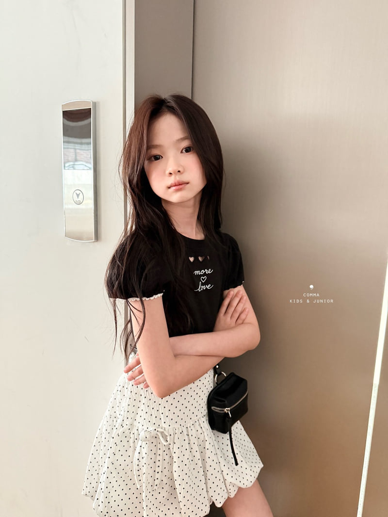 Comma - Korean Children Fashion - #discoveringself - Punching Puff Tee - 8