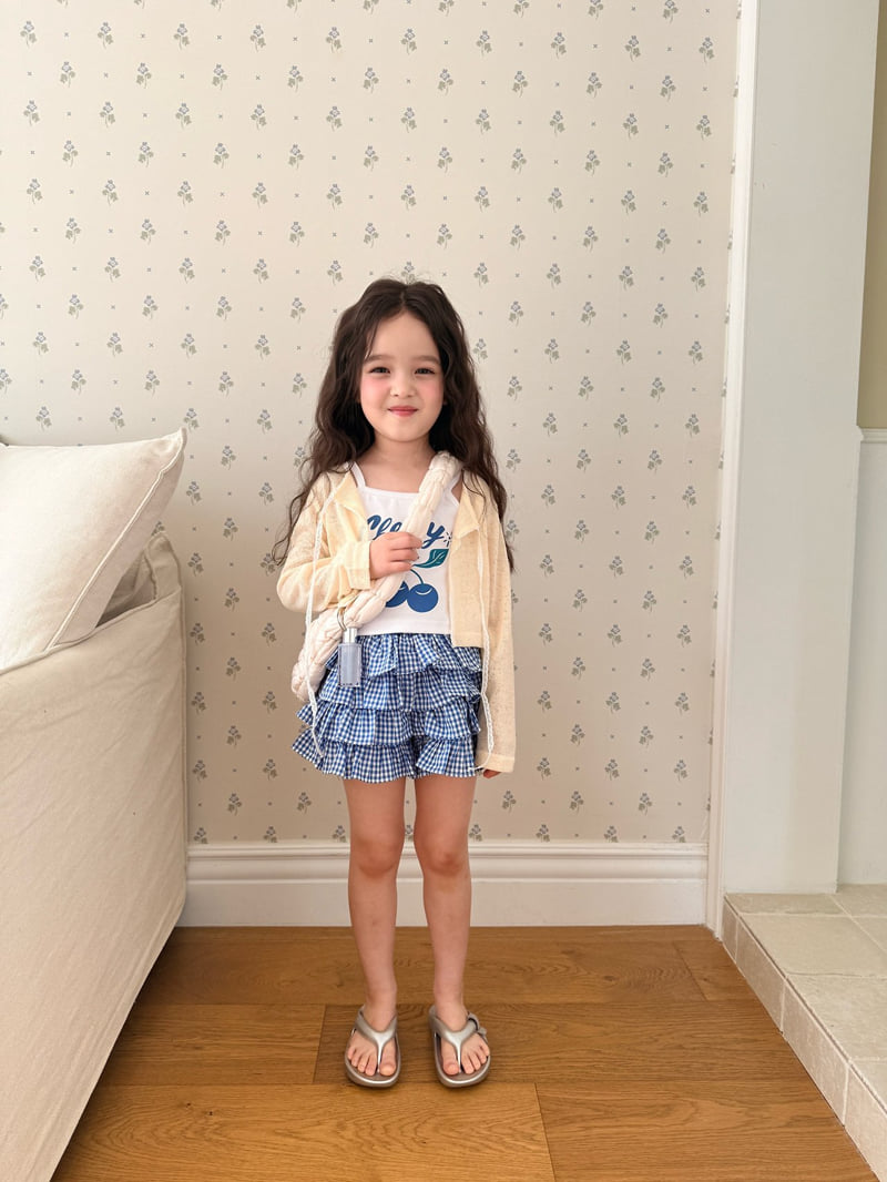 Comma - Korean Children Fashion - #designkidswear - Check Skort - 4