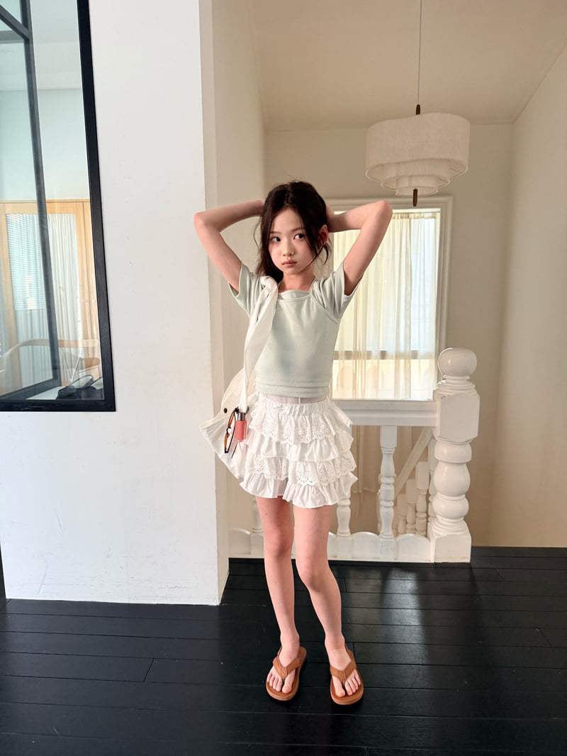 Comma - Korean Children Fashion - #discoveringself - Strap Tee - 7