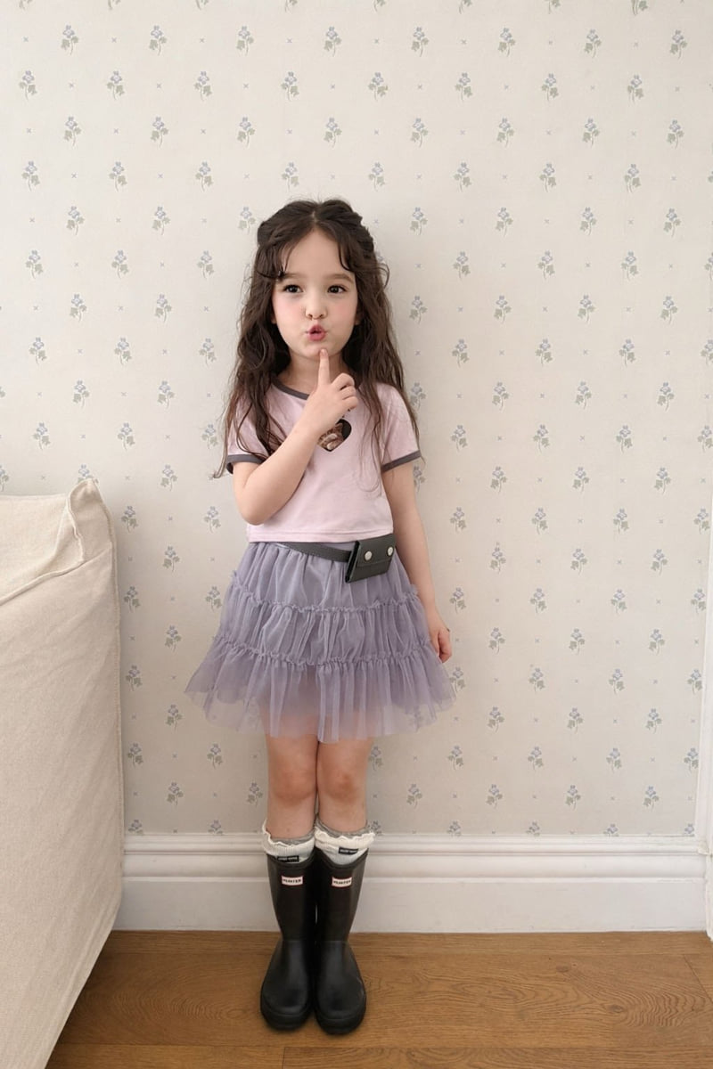 Comma - Korean Children Fashion - #designkidswear - Tulle Tiered Skirt - 4