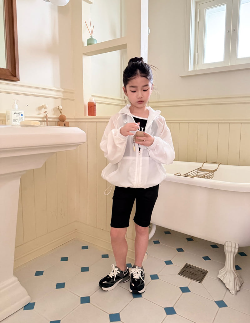 Comma - Korean Children Fashion - #discoveringself - Slit Biker Shorts - 3