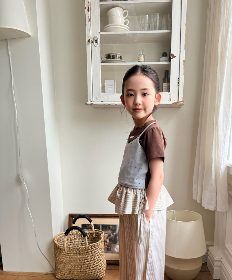 Comma - Korean Children Fashion - #discoveringself - Layered Dot Tee - 10