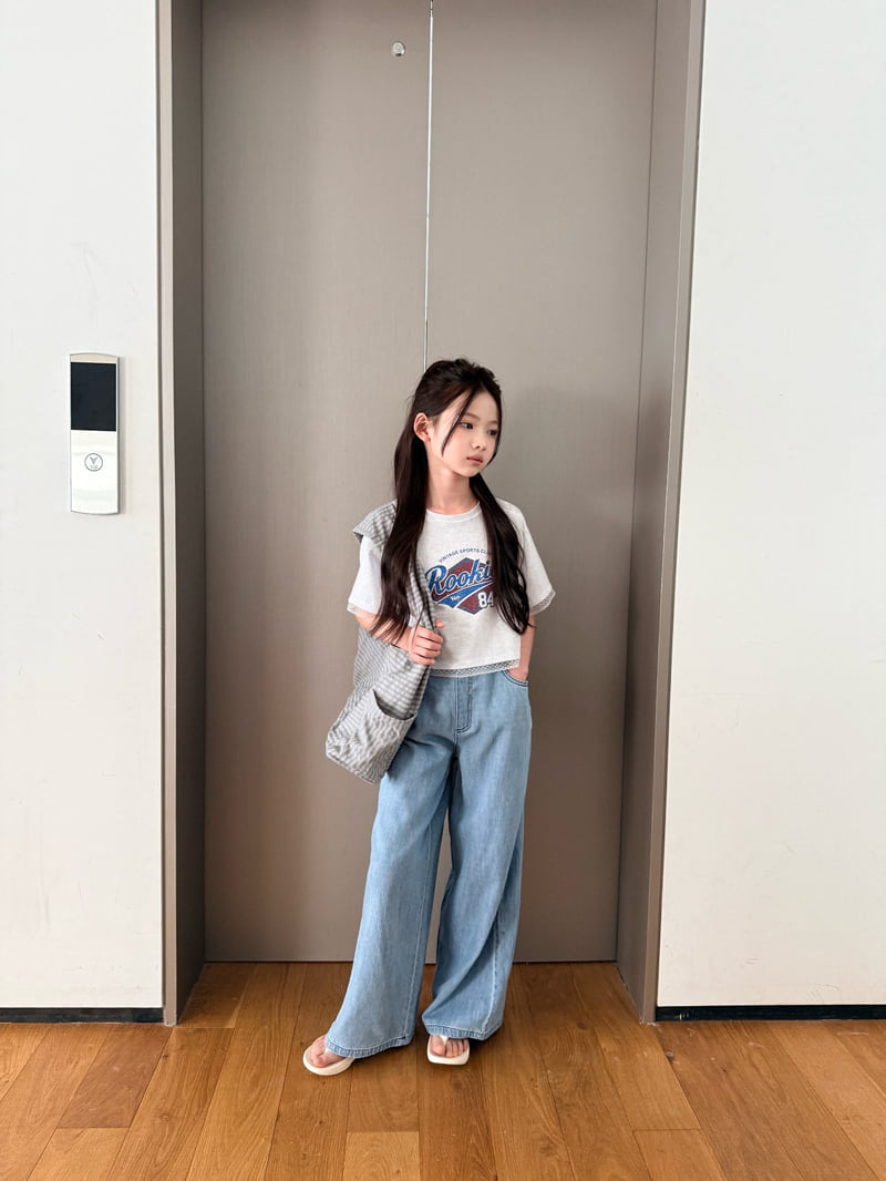 Comma - Korean Children Fashion - #fashionkids - Lace Print Tee - 5