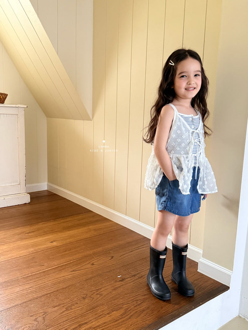 Comma - Korean Children Fashion - #fashionkids - Sheer Sleeveless - 11
