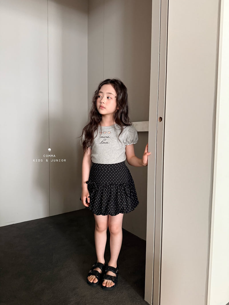 Comma - Korean Children Fashion - #fashionkids - Punching Puff Tee - 9