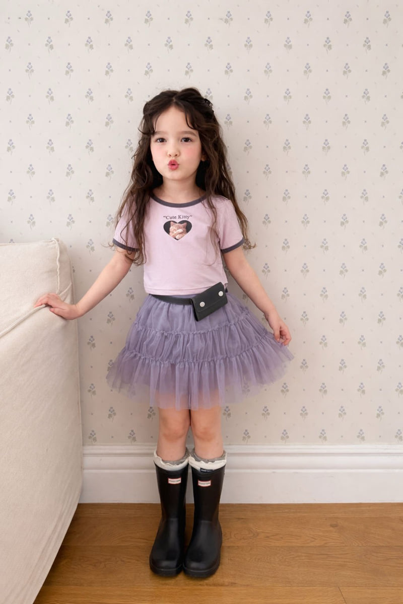 Comma - Korean Children Fashion - #fashionkids - Tulle Tiered Skirt - 5
