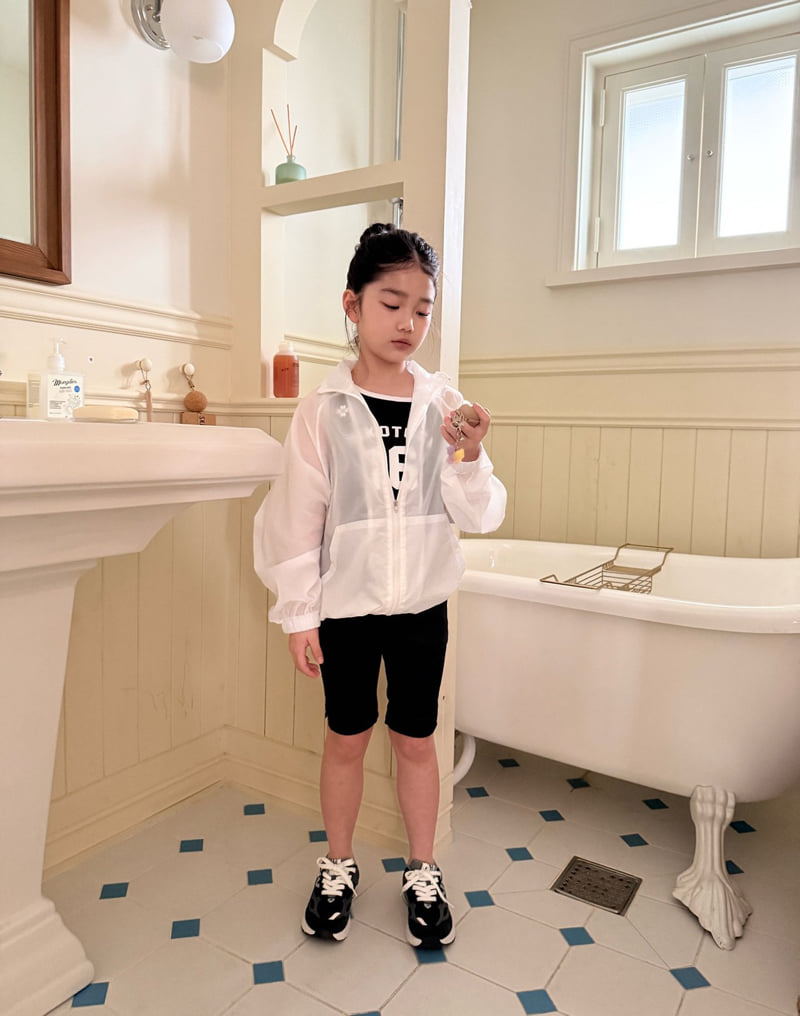 Comma - Korean Children Fashion - #discoveringself - Slit Biker Shorts - 4