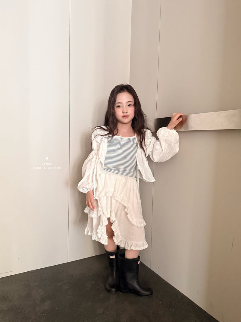 Comma - Korean Children Fashion - #kidsshorts - Puff Cardigan - 3