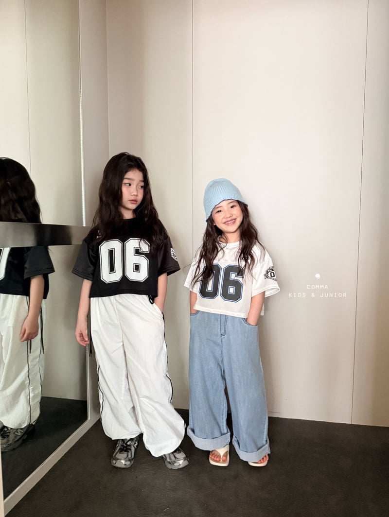 Comma - Korean Children Fashion - #kidsshorts - Cut Mesh Tee - 11
