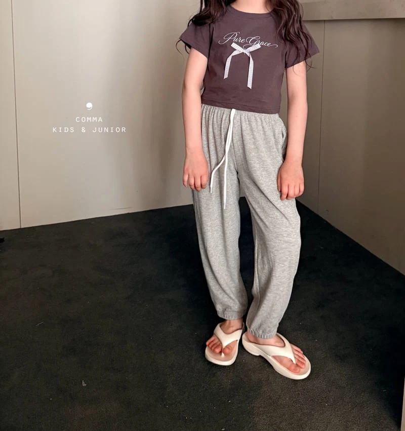 Comma - Korean Children Fashion - #kidsshorts - Soft Jogger Pants