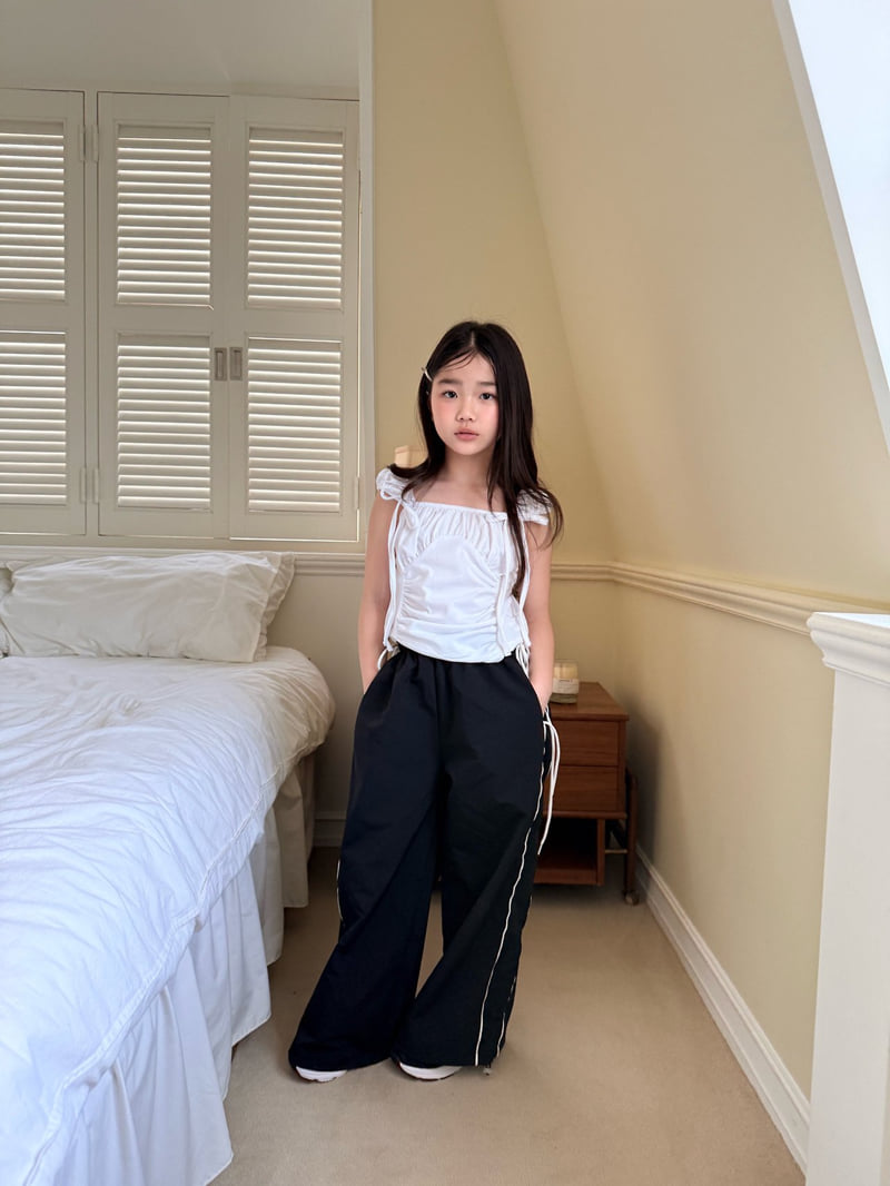 Comma - Korean Children Fashion - #kidsshorts - Cap Shirring Tee - 8