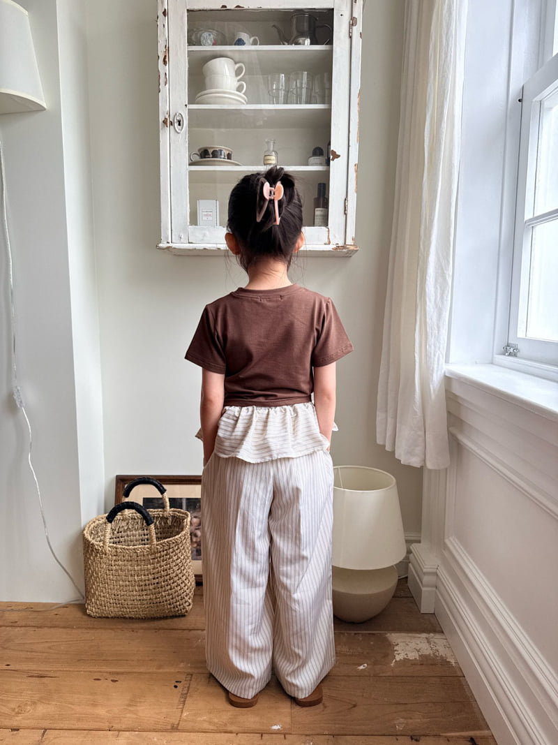 Comma - Korean Children Fashion - #kidsshorts - Layered Dot Tee - 12
