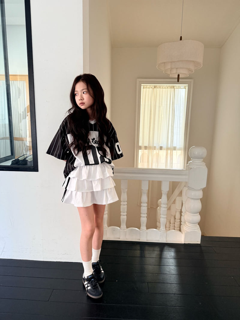 Comma - Korean Children Fashion - #kidsstore - Double Tiered Skirt - 8