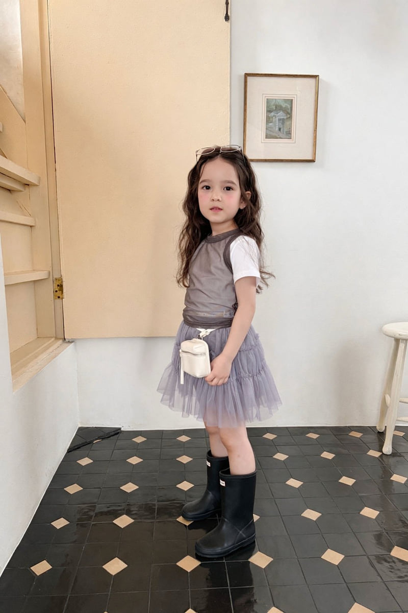 Comma - Korean Children Fashion - #kidsstore - Tulle Tiered Skirt - 7