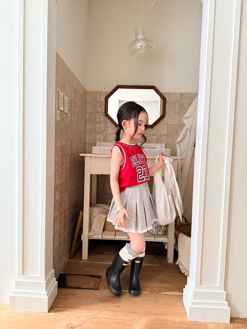 Comma - Korean Children Fashion - #kidzfashiontrend - 23 Mesh Sleeveless - 12