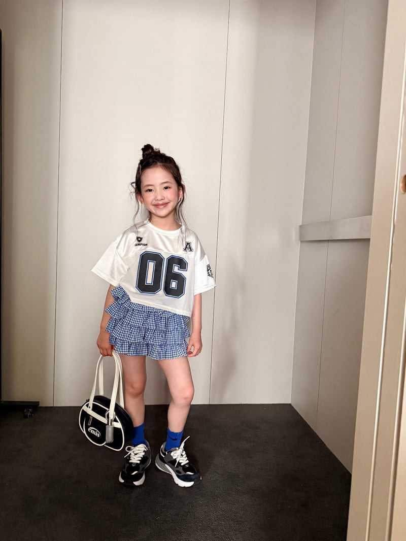 Comma - Korean Children Fashion - #kidzfashiontrend - Check Skort - 8