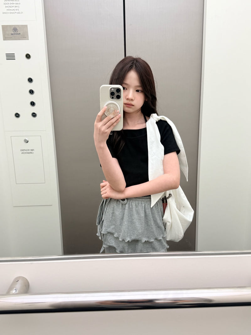 Comma - Korean Children Fashion - #kidzfashiontrend - Strap Tee - 11